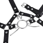 Metal Spider Ring Gag Y-Shape Restraint Head Harness Nose Hook Flirting Mouth Spreader Sex Toys For Couple For Couples Adult Games Unisex Sex Products