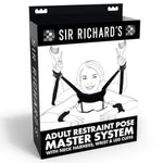 Restraints for Sex Bondage and Play Adult Restraint Pose Master System with Neck Harness, Soft Padded Wrist & Leg Cuffs Adjustable BDSM by Sir Richard's