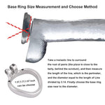 Medical Grade Stainless Steel Chastity Device Male Comfortable Cock Cage Sm Penis Exercise Sex Toys D140 (1.57 Inch / 40Mm)