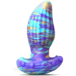 Anal Plug Butt Plug With Safe T-Shaped Base Mixed-Color Silicone Prostate Massager Dilator Sex Toy For Women Men Masturbation (M)