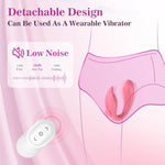 Strapless Strap On Double Dildo - Strapon Double Ended Anal Dildo With 3 Motors 10 Vibrations, 3-In-1 Lesbian Sex Toys G Spot Wearable Vibrator With Remote Control, Adult Toys For Women Female Couples