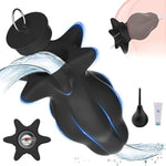 Silicone Hollow Tunnel Anal Plug,Hollow Peep Anal Dilator Enema Butt Plug Bdsm Games Adult Sex Toy?L?