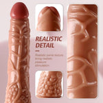 Realistic Dildos Butt Plug Sex Toy - Lifelike Anal Penis With Realistic Bulging Vein - G-Spot Stimulation Dildo With Strong Suction Cup For Men Women Couple Hands-Free Play