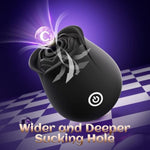 Rose Sex Toy Vibrator For Women – Upgrade Sucking Black Rose Sex Toys For Women Clitoral Nipple Stimulation, Womens Sex Toy Rose Sucker With Suction For Woman Female Couple Sex Machine