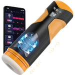 Masturbator App Controlled Sex Machine, Male Masturbator Cup With 8 Thrusting And Rotating, Adult Sex Toys With Realistic Textured