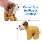 Plush Puppy Dogs Stuffed Dog Animal Toys - (Pack Of 12) 6 Inches Tall Stuffed Animals Bulk Assorted Puppies And Cute Stuffed Plushed Dog Puppies Assortment, Stocking Stuffers