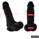 9.84 Inch Realistic Huge Thick Dildo Sex Toys - Super Big Dildos For G Spot Anal Stimulation With Strong Suction Cup And Lifelike Large Balls, Adult Toy For Women Couple