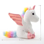 8" Unicorn Stuffed Animal - Cute Plush Toy Gift For 3-8 Years Old Girls, Soft Birthday Present For Baby, Toddler, Kids, Decor (White)