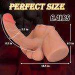 6.4Lbs Male Sex Doll With Flexible Dildo, Sex Dolls With Huge Cock For Female Masturbation, 2 In 1 Gay Sex And Unisex Sex Toy, Tight Anal Adult Toy Men Women Gay Couple