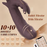 Penis Sleeve Strap-On Hollow Dildo, Cock Sleeve Penis Extender Male Vibrator With App&Remote Control, Rabbit Vibrator G Spot Clitoral Stimulator For Couples, Penis Ring Enlarger Adult Sex Toys For Men