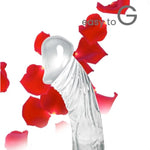 18.1 Inch Super Long Realistic Double-Ended Dildo Transparent Double Sided Dildos Anal Long Dildo Soft And Flexible Double Dildo Double Dong Realistic Dildos For Couple Men Women Penis