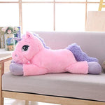 24" Big Unicorn Stuffed Animal, Giant Animal Plush Pillow Unicorn Body Hugging Pillow For Girls, Gift For Christmas Birthday Valentine'S Day