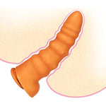 Ultral Soft Realistic Dildo G-Spot Penis Liquid Silicone Anal Plugs Thread Anal Beads Prostate Massager For Men Women (Xl)