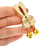 Women'S Nipple Clamps Rabbit Roller Mimi Clip Bdsm Stimulator Sex Toys For Female Sexual Pleasure