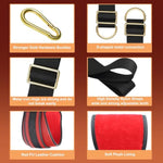 Sex Swing Door Bdsm Bondage Thigh Restraints With Adjustable Sex Straps Hardware Buckle Leather Soft Plush Kinky Adult Sex Toys For Men Women Couples