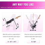 Electric Dual Penetration Sex Machine With Realistic Dildo, Adjustable Speeds - For Singles, Couples