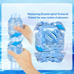 Spiral Motion Male Masturbator Adult Sex Toys For Men - Manual Sucking Stroker Realistic Pocket Pussy For Men Masturbation Sleeve, Open Ended Crystal Sex Toy, Pocket Pussies Penis Toys