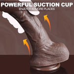 11 Inch Long Realistic Big Black Dildo, Xxl Huge Bbc Thick Dual Density Dildo With Strong Suction Cup, Giant Soft Silicone Real Skin Adult Toy, Large Anal Sex Toys For Women Men Gay