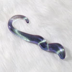Crystal Dildo Female Glass Analplug For Massage G Spot Transparent Butt Plugs Consolador With Handle Sm Anal Wand Adult Sex Toys