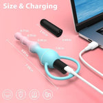 Vibrating Anal Beads Anal Plug With 10 Vibration Modes, Vibrating Butt Plug Sex Toys For Beginner, Anal Sex Toys Waterproof Bullet Vibrator, Flexible Silicone Anal Beads For Men, Women And Couples