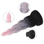 10.23" Silicone Monster Dildo Fantasy Tongue Penis, Huge Dildos Wide Diameter Thin Thickness Butt Plug with Powerful Suction Base for Hands-Free Play, Anal G-Spot Sex Toys for Men Women