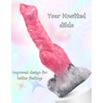 10.2 Inch Extra Large Knot Dildo for Experienced Enthusiasts - Firm Ribbed Xl Giant Monster Animal Dog Wolf K9 Canine Sex Toy, Fantasy, Big Hard Extreme Pegging, GSpot Massage, Thick Ridding Long Anal Plug