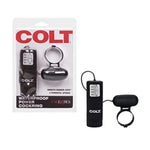 Waterproof Power Cockring Vibrating Adult Sex Toy for Men - Black
