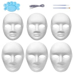 Paper Mache Mask Paper Masks for Crafts Blank to Decorate DIY Mask Set