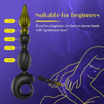 Male Sex Toys Anal Plug, Vibrating Butt Plug With 10 Modes? Anal Beads Prostate Massager For Women & Men, Waterproof Silicone 3 Vibrating Motor G Spot Stimulator Adult Sex Toy For Men