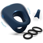 Vibrating Cock Ring Kit 4 Different Sizes Penis Rings For Men Sex Toy 10 Vibration Modes Penis Ring For Men Sex Toys For Adult Couples Adult Toy