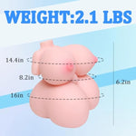 2.1 Lbs Bbw Sex Doll, Small Mini Pocket Pussy Male Sex Toys With Big Fat Boobs And Ass, Love Doll Torso Adult Sex Dolls With 3D Realistic Textured Vagina For Men Masturbation