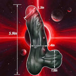 Monster Thick Dildo Adult Sex Toys, Silicone Vibrator Wand Stimulate Clitoral G Spot Vibrator With 10 Powerful Vibrating Modes Body Safe Material Adult Sex Toys For Women Men And Couple(Red)