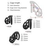 New Chastity Cage Es6 Male Chastity Device With 4 Rings Penis Resin Cock Cage Small Chastity Cage Lock Design Lightweight Chastity Cage For Man Penis Bondage Exercise Male Sex Toy?Nub?