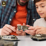 Us Army Die-Cast Vehicle Set - 6 Military Vehicles For Toddlers & Kids, Army Trucks, Jeeps, Recon Force Toys For Boys Age 4-7, Officially Licensed Army Action Set For Adventures