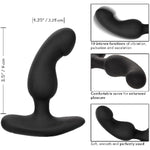 Rechargeable Curved Probe Vibrating Butt Plug, Anal Plug Vibrator - Se-1234-05-2