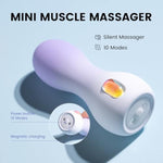 Personal Massage Device Smallest And Strongest Cordless Handheld Massager - Cute & Powerful - Best For Travel - Magic Stress Away - Perfect On Neck Legs Hand Pains And Sports (Yellow)