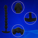9.05 inch Super Long Anal Beads Butt Plugs with 8 Anal Balls Flexible Silicone Anal Chain Anal Trainer Dildo Extra Long Anus Dilator Anal Bead Anal Dildo for Men Women Anal Sex Toys (S)