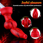 Large Knot Monster Dildo for Men and Women - Strong Suction Cup and UltraSmooth Liquid Silicone