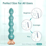 Vibrating Anal Beads Butt Plug Vibrator Anal Toy For Men And Women, 10 Vibration Modes Prostate Massager Male Vibrator Remote Control Bullet Vibrator G Spot Stimulor Adult Sex Toys Couple Play (Green)