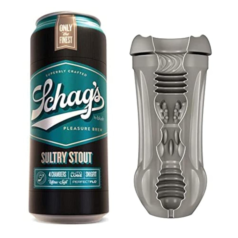 Schags Male Masturbator - Realistic Sex Pleasure Device - 4 Chambers, Orbs, Ticklers To Stimulate Your Penis Perfectflo Suction Oral Sex Toy - Adult Male Sex Toy