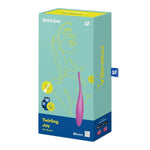 Twirling Joy Connect App Vibrator Sex Toy | Adult Toys For Women | Tip Vibrator + App | Vibrating Sexual Pleasure Device | Stimulation Vibrators | Woman Sextoy (Fuscia)