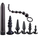 7Pcs Silicone Anal Plug Sets Silicone Butt Plug Adult Sex Toys Anal Dildo Training Kit G-Spot Prostate Massager Anal Plugs Stimulation Toy For Beginner Adult Women And Men Couple Sm Game Bedroom