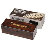 Double 6 Dominoes Gift Set 28 Tiles With Spinner In Wooden Box