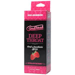 Doc Johnson GoodHead - Deep Throat Spray - Numbs Throat - Relaxes Gag Reflex - Sweet Strawberry - 2 fl. oz.(59 ml)
