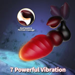 Adult Sex Toys For Men Vibrating Butt Plug Anal Plug, 2-In-1 Vibrator Prostate Massager With Powerful 7 Modes P-Spot & Perineal Massage, Male Sex Toy With Remote Control Couple Adult Sex Toys & Games