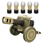 Mortar Launcher Playset, Push Tire Mortar Launcher For Kids, Boys, Girls And Adults