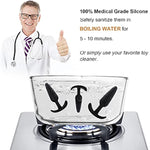 Sexy Toys, 3Pcs Silicone Anal Plugs Training Set/Prostate Massage Anus Dilator Anal Ball For Beginner Men Women/Butt Plug Trainer Kit…