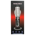 The Original Male Rose 3 - Rechargeable, Thrusting, Rotating, And Vibrating 3 In 1 Automatic Masturbator Electric Stroker Auto Stroker - Cordless Men Rose Automatic Male Toy