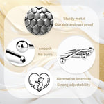 Stainless Steel Penis Plug Hollow Urethra Sound Male Urethral Dilator Masturbation Prostate Massager Men Sex Toys (M)