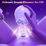 Sucking Vibrator Rose Sex Toy - Vibrator Sex Toys Adult Toys Sexual Pleasure Tools For Women With 10 Suction Vibrators Clitoral Vibrater Couple Female Women Adult Sex Toys & Games